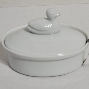 MODA Porcelain Duck Casserole Baking Dish or Tureen